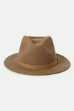 BRIXTON Wesley Packable Fedora - KHAKI/KHAKI