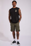 THE MAD HUEYS Captain Ship Faced Muscle - BLACK