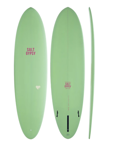 Cynthia Rowley x Salt Gypsy Mid Tide PU 7'8" - PISTACHIO