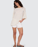THRILLS Coastal Slouch Tee - PLACID BLUE STRIPE