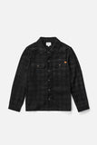 RHYTHM Cord Check Overshirt - Black