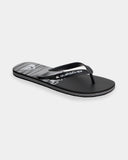 QUIKSILVER Moncata Art Thongs - GREY/WHITE/BLACK