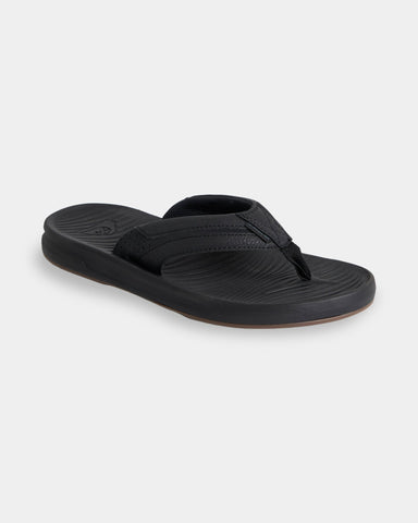 QUIKSILVER Travel Oasis Thongs - BLACK