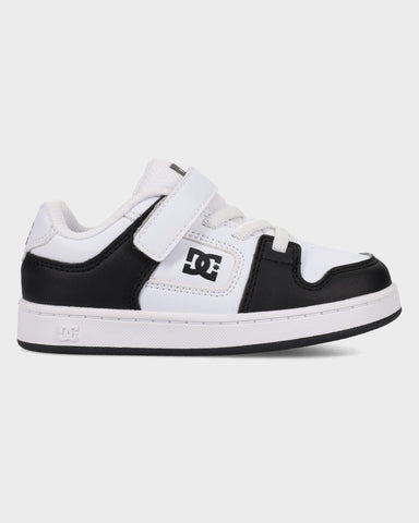 DC Toddler's Manteca 4 - BLACK/BLACK/WHITE