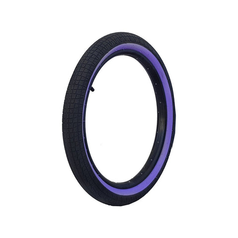 DRS VISE TYRE 20 X 2.40 - BLACK / PURPLE WALL