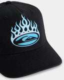 QUIKSILVER Decades Cotton Trucker Boy Cap - BLACK