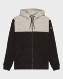 QUIKSILVER Keller Block Zip - BLACK HEATHER