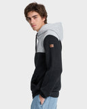 QUIKSILVER Keller Block Zip - BLACK HEATHER