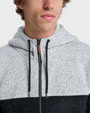 QUIKSILVER Keller Block Zip - BLACK HEATHER