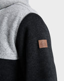 QUIKSILVER Keller Block Zip - BLACK HEATHER