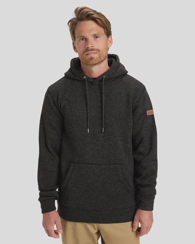 QUIKSILVER Keller Hood - BLACK HEATHER