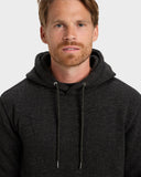 QUIKSILVER Keller Hood - BLACK HEATHER
