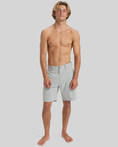 QUIKSILVER Union Heather Amph 19" board short - QUARRY HEATHER