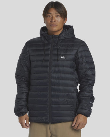 QUIKSILVER Scaly Insulator Hooded Jacket - BLACK