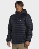 QUIKSILVER Scaly Insulator Hooded Jacket - BLACK