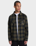 QUIKSILVER Bering Strait Check Shirt - BERING STRAIT GRAPE LEAF