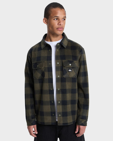QUIKSILVER Bering Strait Check Shirt - BERING STRAIT GRAPE LEAF