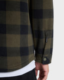 QUIKSILVER Bering Strait Check Shirt - BERING STRAIT GRAPE LEAF