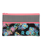 ROXY White Shoulder Pencil Case - ANTHRACITE AQUARELLA ACTIVE RG
