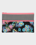ROXY White Shoulder Pencil Case - ANTHRACITE AQUARELLA ACTIVE RG