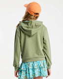 ROXY Hope You Trust 2 Hood - OIL GREEN