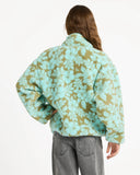 ROXY Like Electricity Girls Fleece Jacket - OIL GREEN