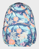 ROXY Shadow Swell Backpack - VINTAGE INDIGO TROPICAL ADVENT