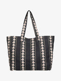 ROXY Anti Bad Vibes Tote Bag - BLACK/PINK