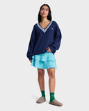 ROXY Surf School V Neck - MOOD INDIGO