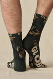 GLOBE Eco Camo Crew Sock 3-Pack Men's Size 7-11 - CAMO