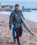 O'NEILL Glacier Plaid High Pile Superfleece - DARK OLIVE