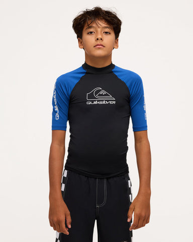 QUIKSILVER On Tour Short Sleeve Boys ID  - PALACE BLUE