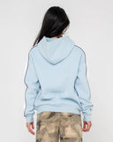 RUSTY Hailstone Oversized Hooded Fleece - RETRO BLUE