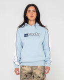 RUSTY Hailstone Oversized Hooded Fleece - RETRO BLUE
