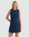 RHYTHM kendrick Denim Mini Dress - DARK WASH