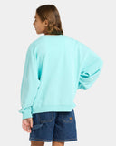 ROXY Lineup Crew RG Terry - AQUA SPLASH