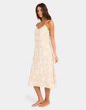 ROXY Womens Coral Cove Cami Slip Midi Dress