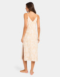 ROXY Womens Coral Cove Cami Slip Midi Dress