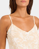 ROXY Womens Coral Cove Cami Slip Midi Dress