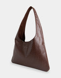 ROXY Sable Weave Handbag - CINNAMON