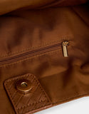 ROXY Sable Weave Handbag - CINNAMON