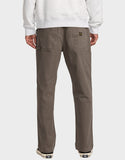 RVCA Americana Carpenter Elastic Pant - MUSHROOM