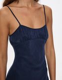 THRILLS Kenni Bias Maxi Dress - GUARDIAN NAVY