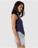 THRILLS Anais Knit Tank - ESTATE BLUE