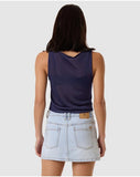 THRILLS Anais Knit Tank - ESTATE BLUE