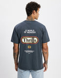 THRILLS Wonder World Merch Fit Tee - EBONY