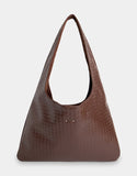 ROXY Sable Weave Handbag - CINNAMON
