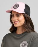 THE MAD HUEYS Good Life Women's Twill Trucker - FAIRY FLOSS