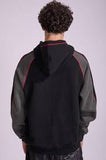 RUSTY Paneka Hooded Fleece - BLACK
