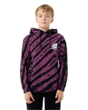 SANTA CRUZ Not A Dot Hollow Hoodie - MAROON TIE DYE